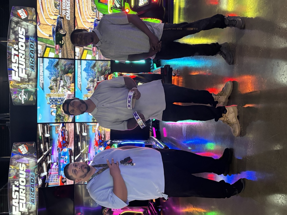 Team fun at the arcade